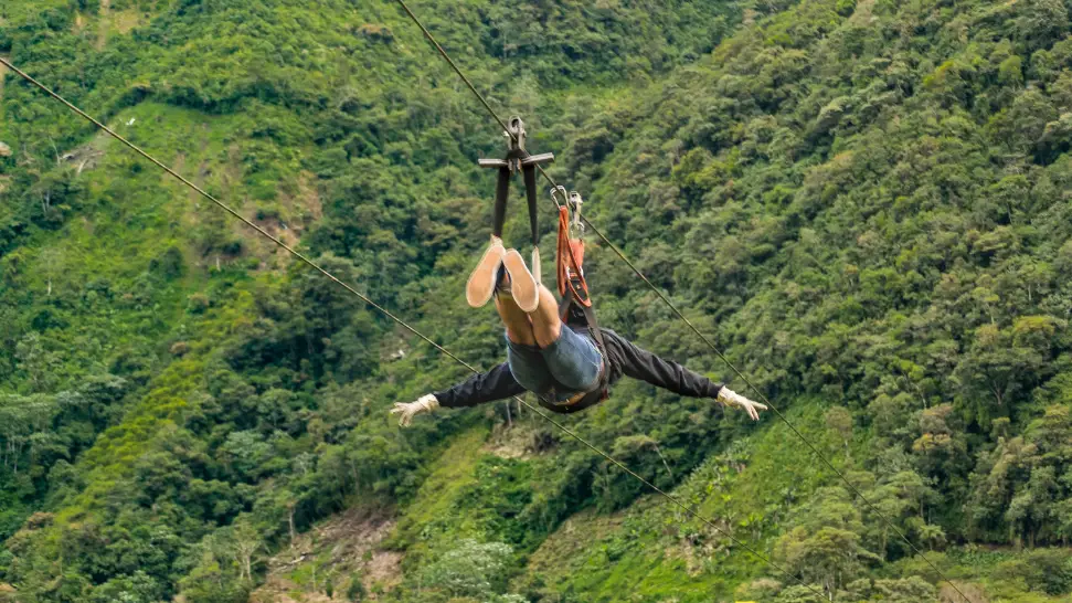 Zip-Lining is one of the best best Things To Do in Udaipur